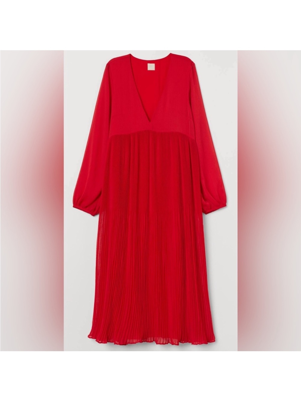 NWT H&M Wide Cut Chiffon Dress